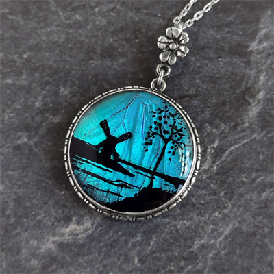 ペンダント ９CT 【ビクトリア時代】【アール・ヌーヴォー】 Antique Gallery Soleil アンティークジュエリー / アール